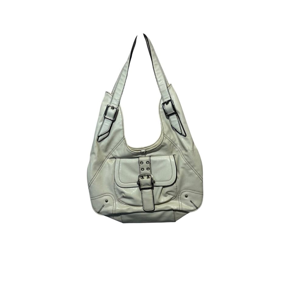 Y2K white over shoulder purse